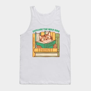 Explore the Wild Side with Books Tank Top